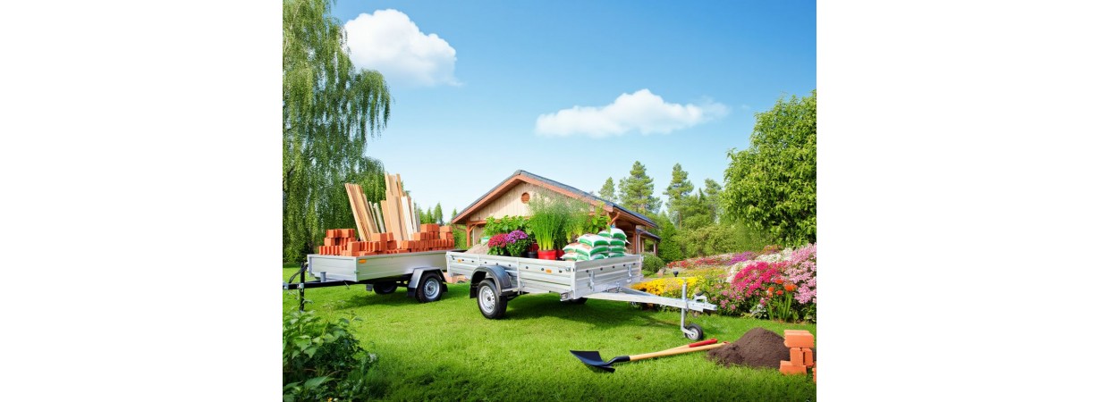 Какой прицеп выбрать для дачи и строительства