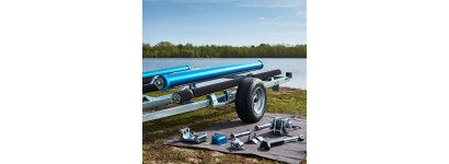 Ролики и ложементы для лодочного прицепа: выбор и установка