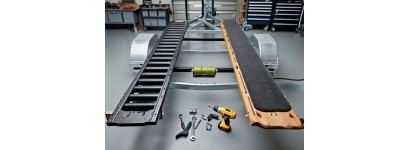 Ложементы для лодочного прицепа: виды и монтаж