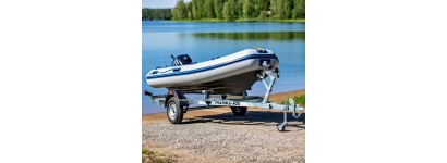 Прицеп для лодки ПВХ 300-400 см: обзор моделей