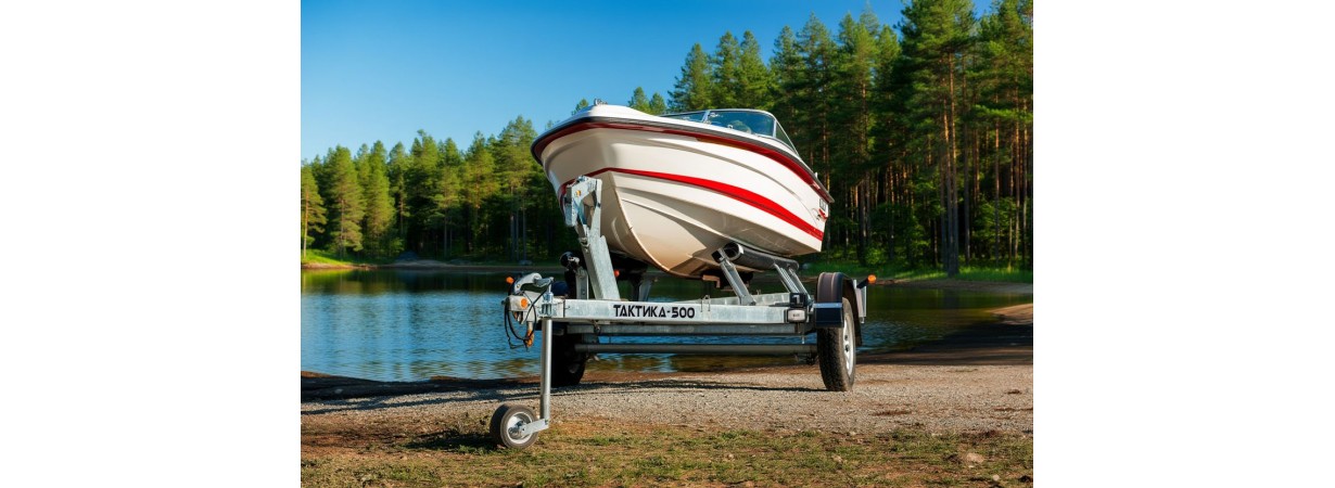 Прицеп для лодки с мотором: особенности нагрузки