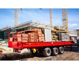 Бортовой прицеп для перевозки строительных материалов