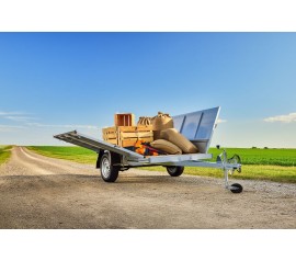 Бортовой прицеп с откидными бортами: удобство использования