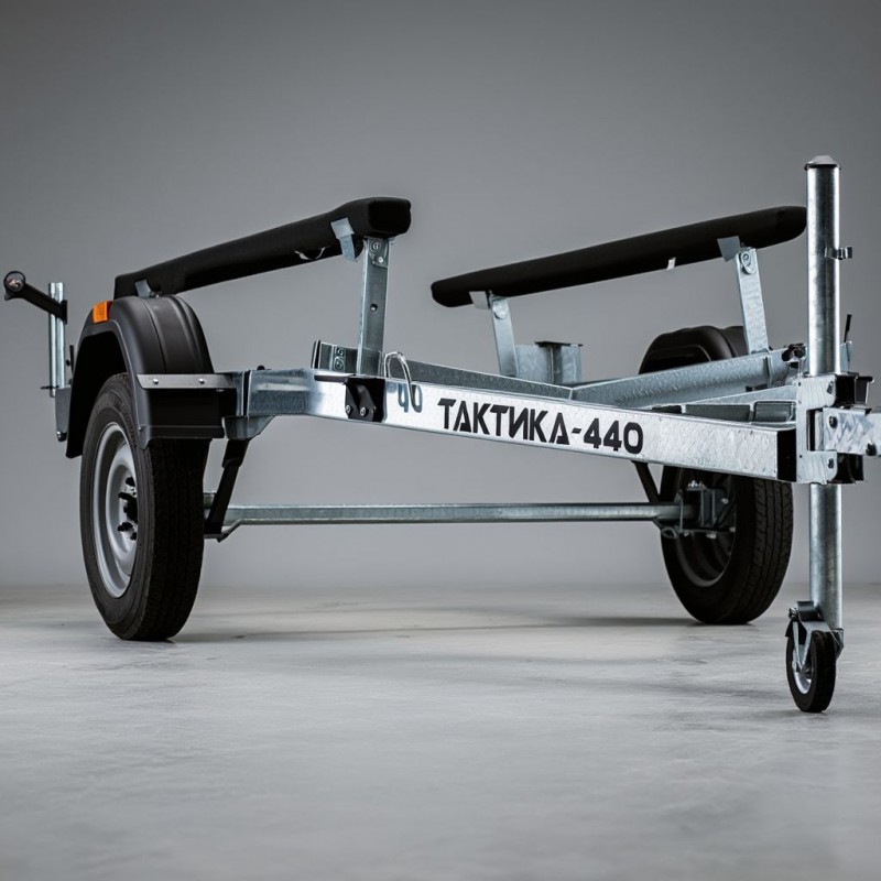 Лодочный прицеп Тактика 440 - надежный и стильный транспорт для вашего водного отдыха Лодочный прицеп Тактика 440 - надежный и стильный транспорт для вашего водного отдыха