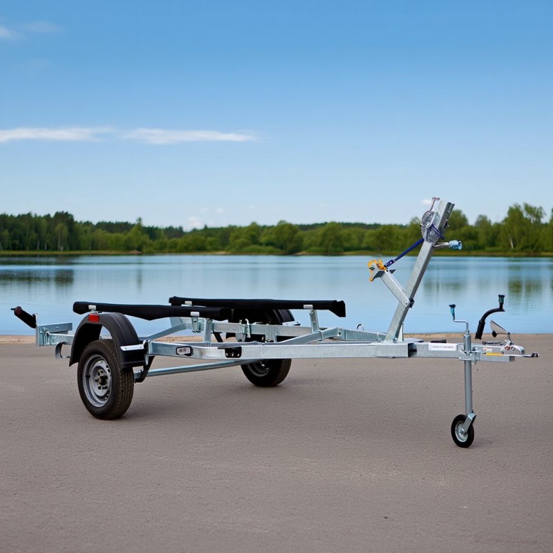 Лодочный прицеп Тактика 440 - надежный и стильный транспорт для вашего водного отдыха Лодочный прицеп Тактика 440 - надежный и стильный транспорт для вашего водного отдыха