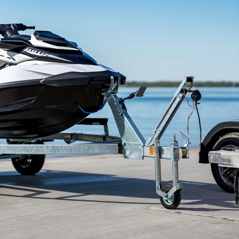 Лодочный прицеп Тактика 500 для гидроциклов – надежность и удобство в каждой детали! Лодочный прицеп Тактика 500 для гидроциклов – надежность и удобство в каждой детали!