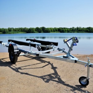 Лодочный прицеп Тактика 440: Идеальное решение для алюминиевых лодок - Надежность и Удобство в Каждом Путешествии!