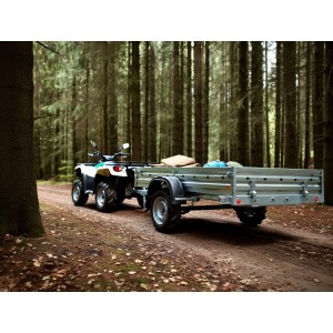 Бортовой прицеп для квадроциклов Тактика 300Б: Уникальная надежность и универсальность