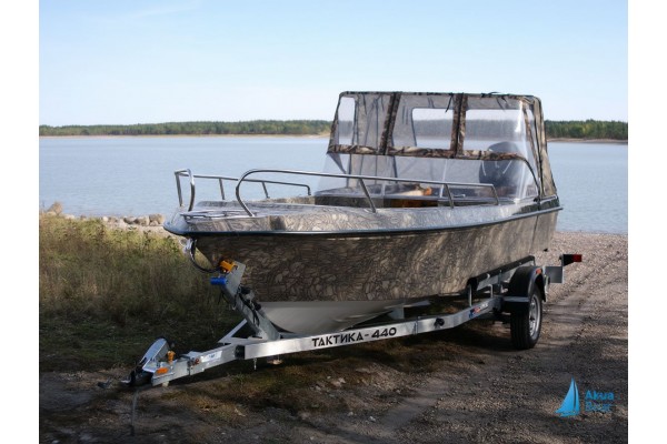 Лодочный прицеп Тактика 440 для лодок и катеров АкваБот Лодочный прицеп Тактика 440 для лодок и катеров АкваБот