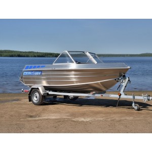 Усиленный лодочный прицеп Тактика 500 для лодок Вятка‑Профи