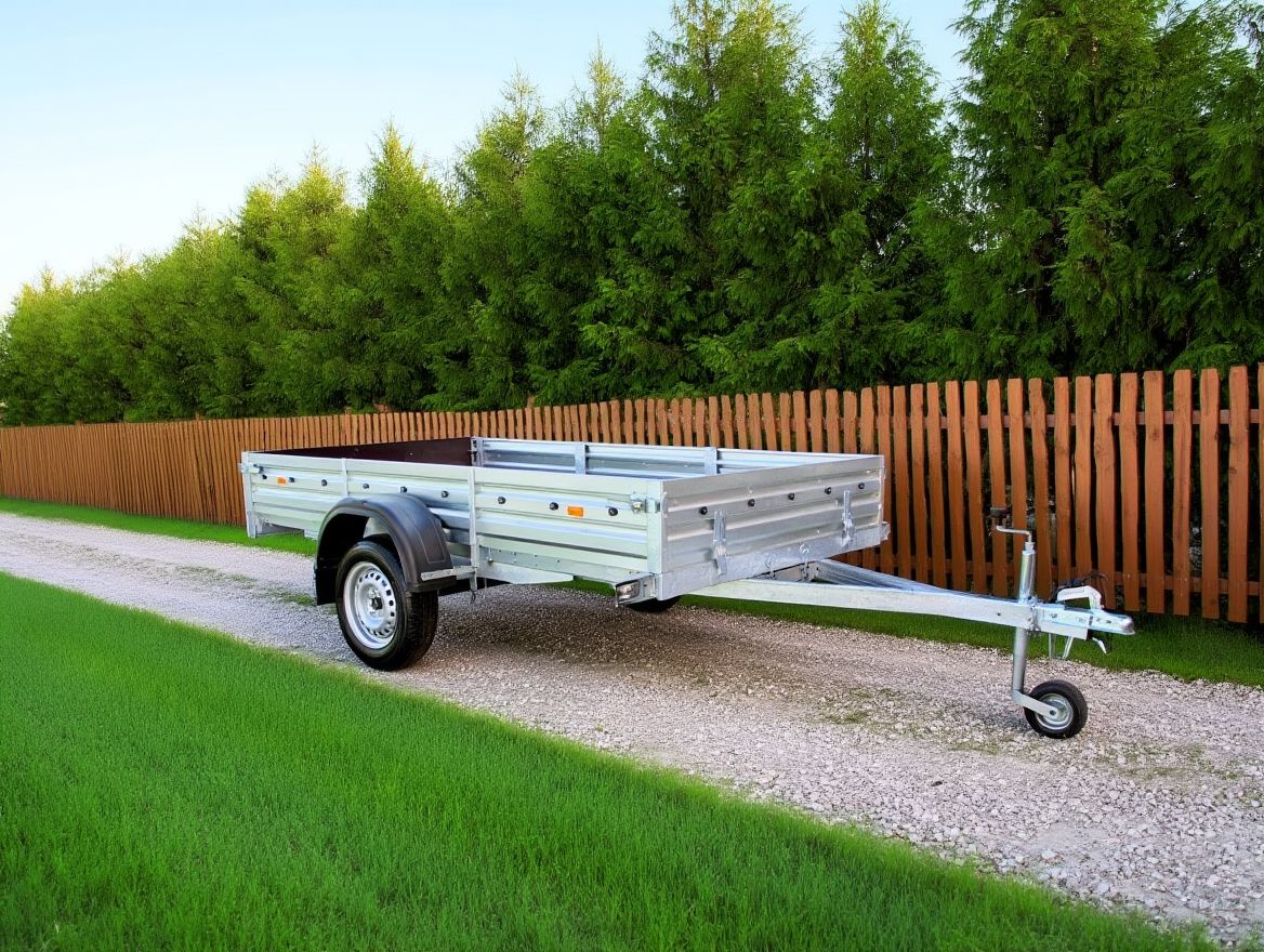 Бортовой прицеп для дачи и строительства