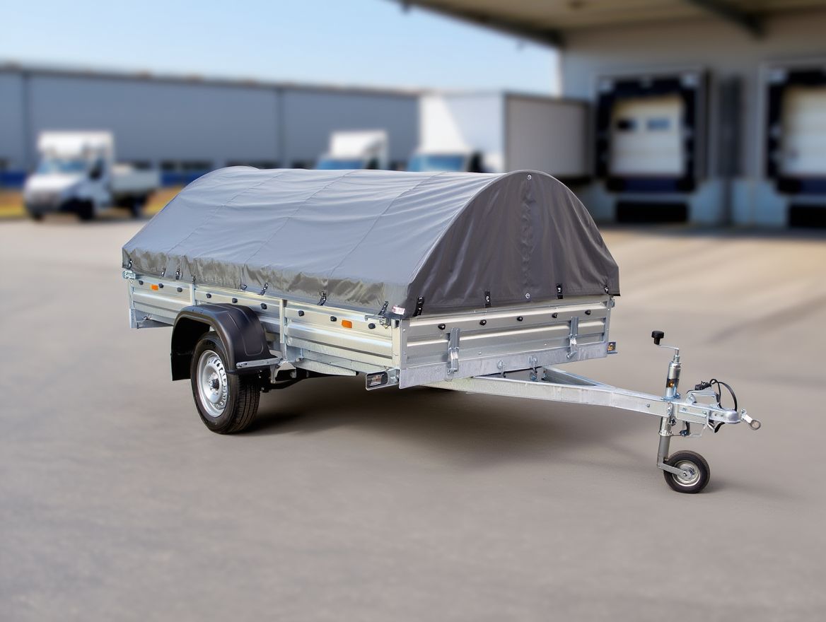 Тентовый прицеп для коммерческих перевозок