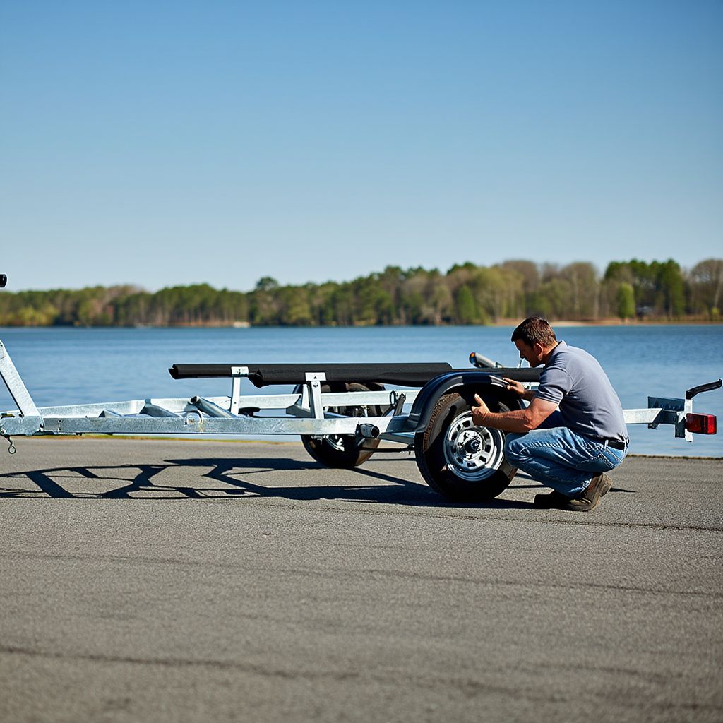 Внешний осмотр прицепа