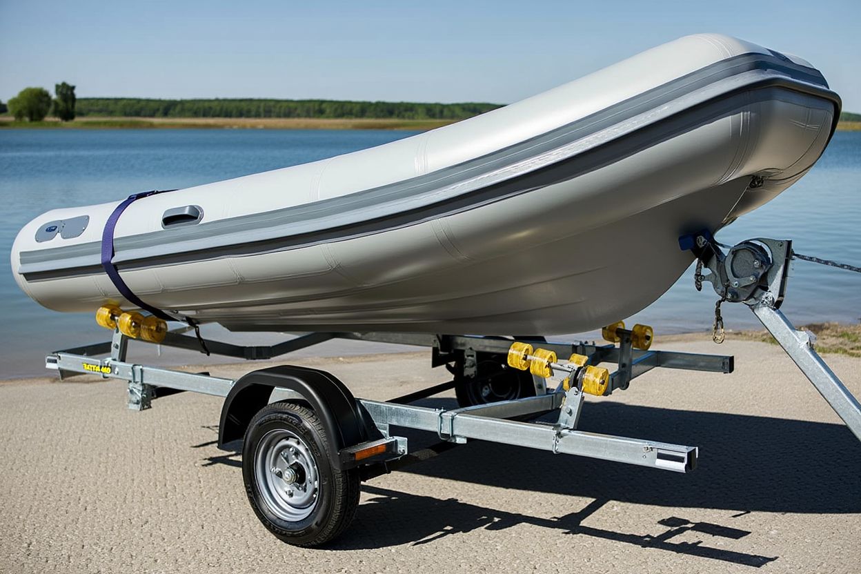 Прицеп Тактика 400 с ПВХ-лодкой