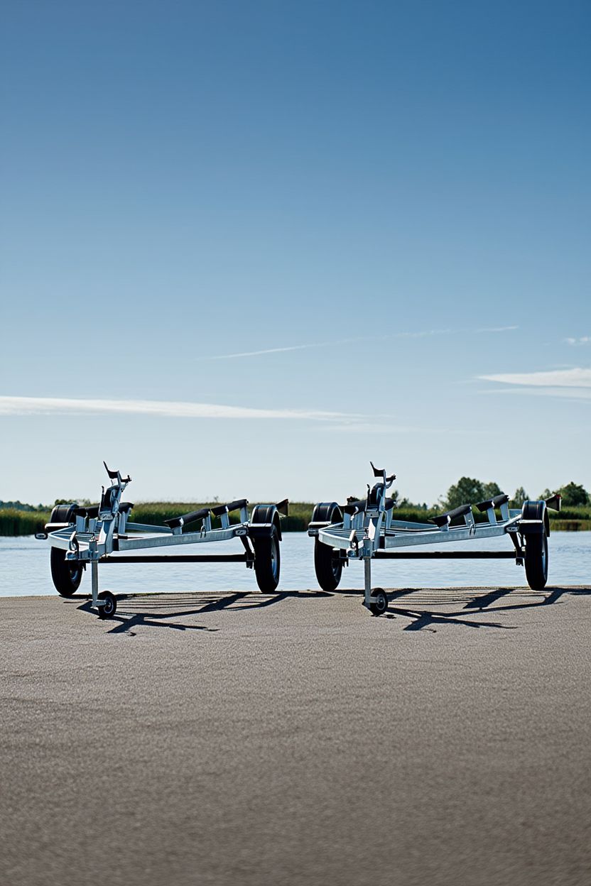 Сравнение лодочных прицепов Тактика 440 и Тактика 500