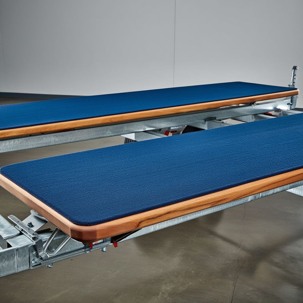 Ложементы с мягкой поверхностью для защиты корпуса лодки