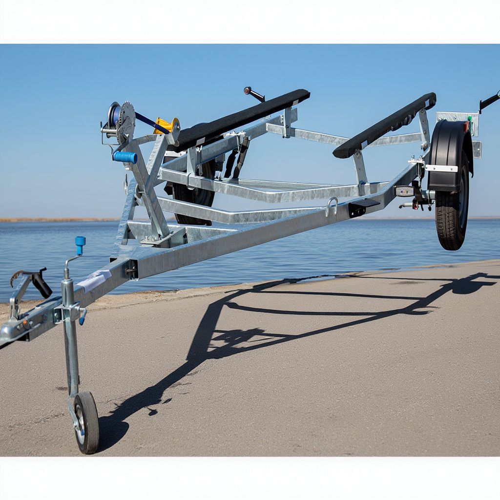 Прицеп Тактика 400 для лодок ПВХ, подходит для лодок 300-400 см