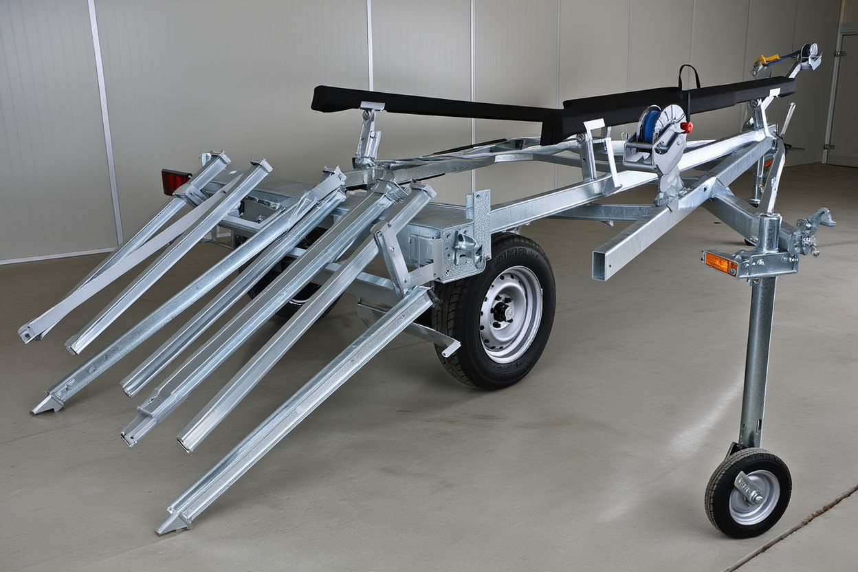 Складные ворота для лодочного прицепа