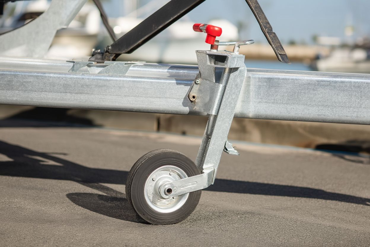 Опорное колесо для лодочного прицепа