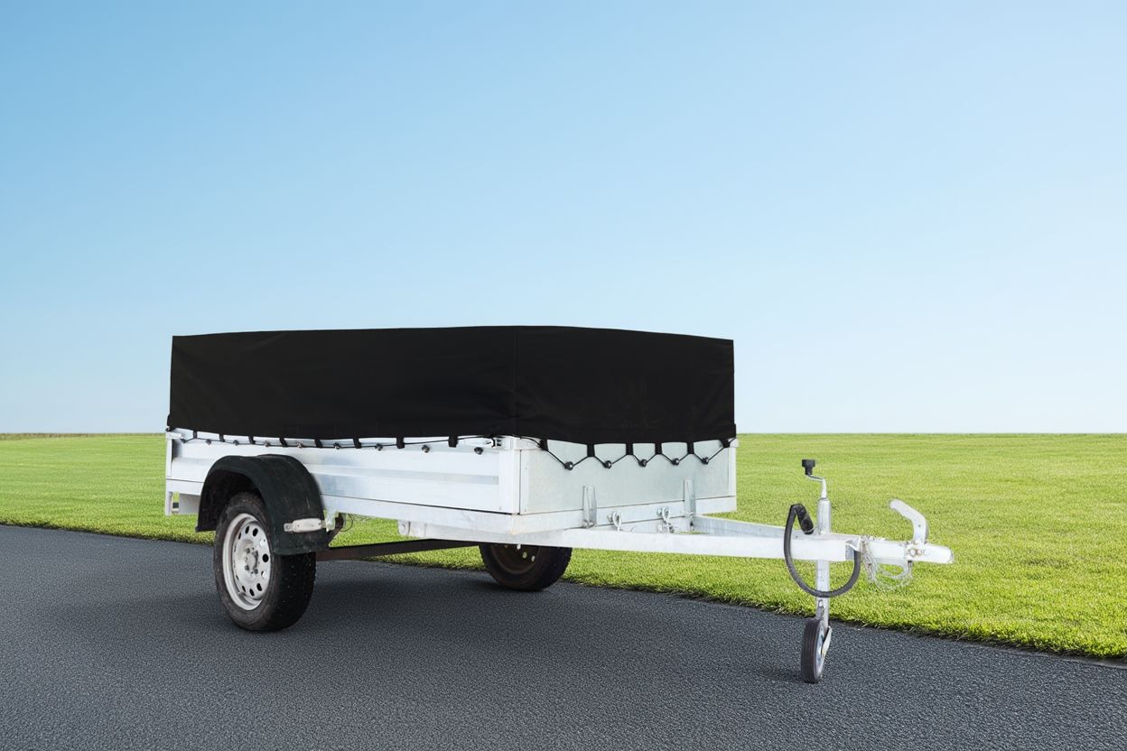 Низкий тент для бортового прицепа