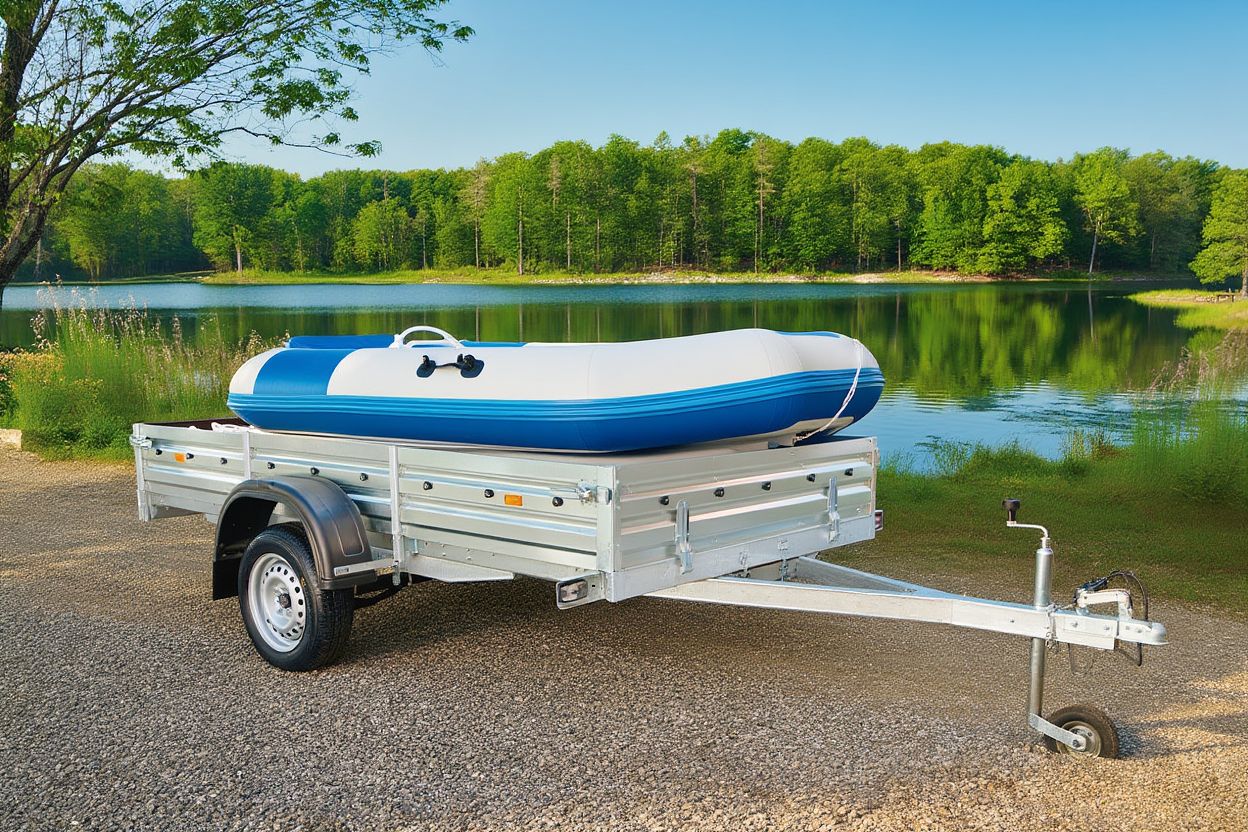 Как выбрать бортовой прицеп для лодки
